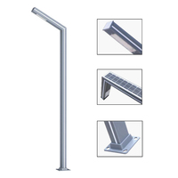 Lampadaire en aluminium de style moderne 30W étanche Ip65 Led Landscape Garden Lamp Solar Street Light outdoor