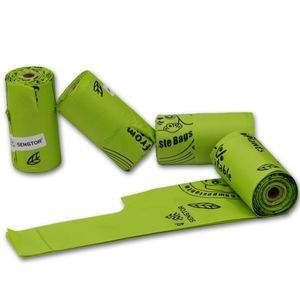 Custom Printed Cornstarch Poop <b>Bags</b> Biodegradable Dog Plastic Doggie Poop <b>Bags</b> Disposable Portable <b>Compostable</b> Dog Poop <b>Bag</b> - Product Image 2