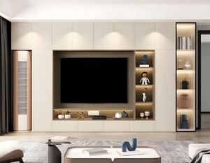 <b>Wall</b> Unit <b>Tv</b> Cabinet Modern Design Living Room Furniture <b>Tv</b> <b>Stand</b> Modern Wooden <b>Tv</b> Cabinet - Product Image 1