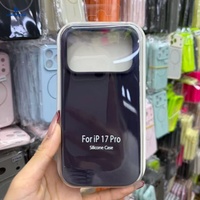 Étui pour iPhone 16 Pro Max avec logo, étui en silicone original avec logo pour iPhone 14 Pro Max, étui en silicone
