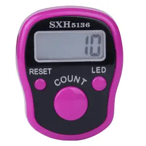 Mini Counter Finger Ring Counter LED Night Light Electronic Tally Counter