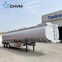Nouvelle semi-remorque citerne à 3 essieux, capacité 45 000 litres, en acier, pour le transport de diesel, d'essence, de pétrole, de carburant, de mazout