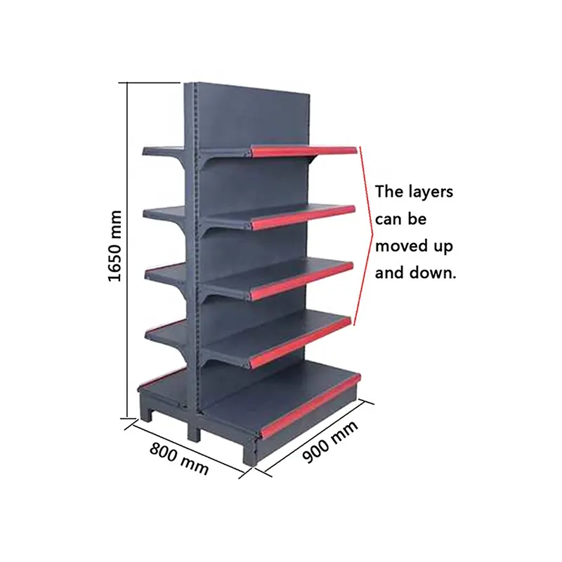 अनुकूलित उच्च गुणवत्ता सुपरमार्केट उपकरण सुपरमार्केट रैक सुपरमार्केट शेल्फ