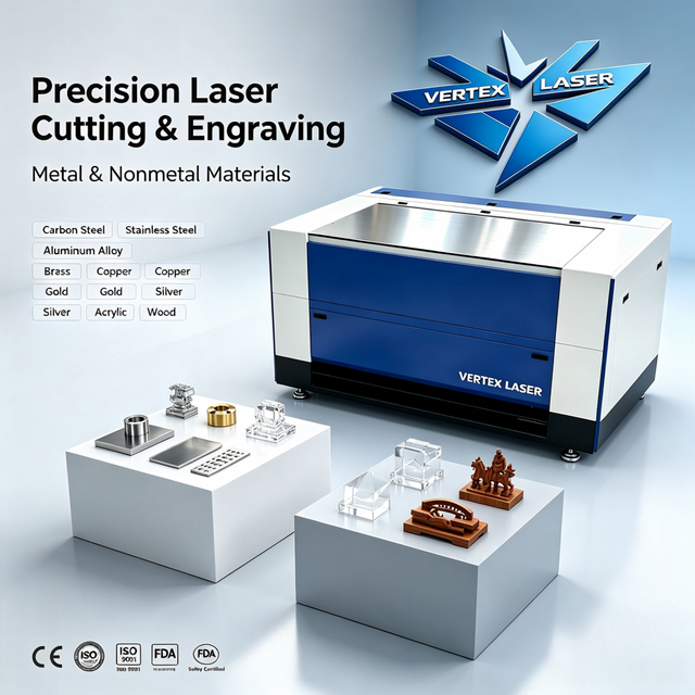 1390 Fiber CO2 Twosource Laser Machine 800W Fiber Built in Chiller for Small Business Doing Metal and Nonmetal Engraving Cutting