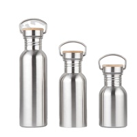 Bouteille d'eau personnalisée en acier inoxydable pour voyage cyclisme randonnée camping décontracté jaune noir violet espace pour boire