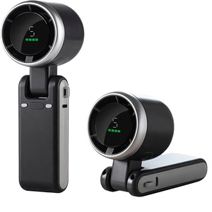 2026 New Hot Sale Mini Handheld Fan 3600mah Rechargeable Usb Led Display 180 <b>Foldable</b> 5 Speeds Travel Outdoor Aibaba Oem Gk01 3 - Product Image 1