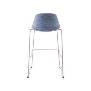 Bán buôn giá rẻ đầy màu sắc xách tay Stackable nhựa PP vỏ kim loại chân Phân thanh ghế - Product Image 6