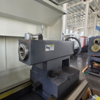 Tour CNC horizontal robuste CK61125, grande tourneuse CNC à grande portée pour l'usinage d'arbres métalliques
