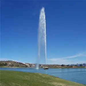 Al aire libre explosión de Gas moderno de agua de 100 metros de agua Vertical fuente