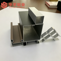 Profilé d'extrusion en alliage d'aluminium 6063 soudable à haute résistance, joint de soudure stable pour l'assemblage de grandes cadres de portes