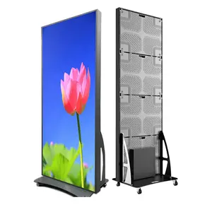 Pantalla Led de publicidad, señalización Lcd Digital para interiores, vídeo de pared para mostrar, suelo táctil transparente, Panel P2.5, quiosco, pantalla de póster X