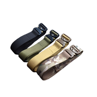 TONMO-Paquet personnalisé de camouflage, accessoire tactique durable, ceinture, boucle en métal, matériau polyester, boucle élastique, 120cm pour hommes