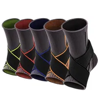 Sangles de cheville de compression élastiques réglables en nylon respirant pour le sport