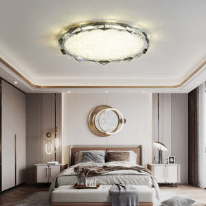 Plafonniers LED de luxe modernes Nouveau style Cristal moderne pour la maison Salon Nouveauté Base en métal pour la maison et le bureau - Product Image 4