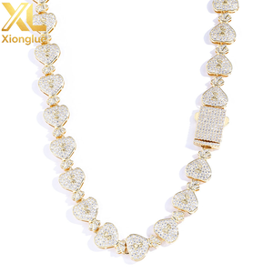 Collar de Cadena Cubana con Colgante de Bolsa de Dinero Americana de 15mm Personalizado, con Moissanita, Plata S925, Estilo Hip Hop para Hombre, Disponible en Europa y Estados Unidos - Product Image 5