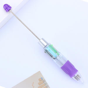 Prix usine mode haute qualité à la mode quatre couleurs stylo perlé bricolage stylo cadeaux promotionnels - Product Image 5