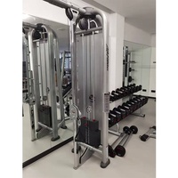 Équipement de musculation de haute qualité, multifonctionnel, 5 stations, poids superposés, machine de musculation à câble croisé