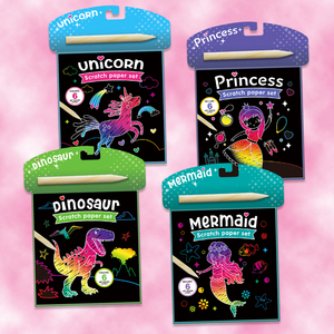 Set Buku Gambar Dinosaurus untuk Anak-Anak-Unisex Kertas 8,5 Inci Kit Aktivitas Kreatif DIY untuk Hadiah Ulang Tahun Hari Anak - Product Image 3