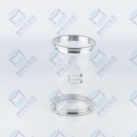 Connecteur flexible Tri-Clamp PU10 Seeflex 040E en polyuréthane transparent de qualité alimentaire, antistatique, en TPU flexible