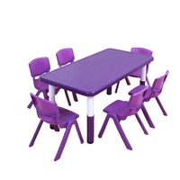 Ensemble de chaises et de tables en plastique pour enfants, bas prix, OEM