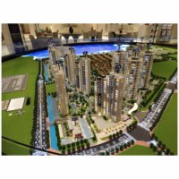 Le projet de conception d'appartements à l'échelle 3D de la conception architecturale du promoteur immobilier