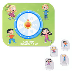 Serpents et échelles personnalisés en usine jeu de société pour enfants impression personnalisée accessoires de plateau De jeu vierge Juegos De Mesa Personalizados - Product Image 2