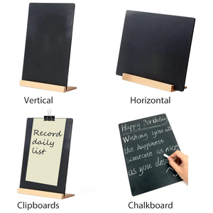 <span class=keywords><strong>Pizarra</strong></span> de Madera de Alta Calidad, Soporte de Exhibición de Menú de Madera, <span class=keywords><strong>Pizarra</strong></span> de Doble Cara con Soporte de Madera - Product Image 3