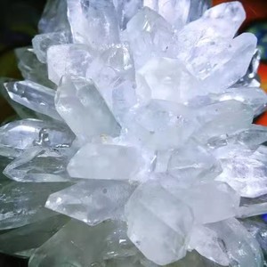 <span class=keywords><strong>Lampe</strong></span> en <span class=keywords><strong>grappe</strong></span> de cristal naturel clair Quartz Point Améthyste Fleur Cristal Pierres Précieuses Lampes Guérison Décoration De Vente - Product Image 6