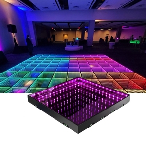 Panneau LED de sol sans fil personnalisé, éclairage magnétique <span class=keywords><strong>portable</strong></span> pour mariage et fête, éclairage infini, miroir 3D, piste de danse LED - Product Image 1