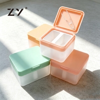Pot en plastique rond à double couche avec logo personnalisé, rechargeable, pour crème capillaire, masque, beurre corporel, emballage pour soins de la peau