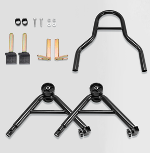 Accessori Moto Universali 1 Coppia di Cavalletti Alza Moto <span class=keywords><strong>Anteriore</strong></span> e Posteriore Regolabili in Acciaio - Product Image 4