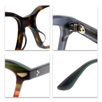 Designer rétro lunettes cadre femmes hommes miroir plat femmes transparentes lunettes cadre