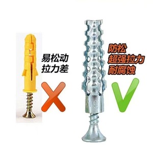 Minghaoge Iron Expansion Screws M6 M8 <b>Wedge</b> Anchors Coarse Thread Electro Galvanized For Brick Concrete Wall - Product Image 1