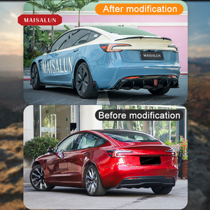 Gloos Black Battle Edition Style Spoiler Car <strong>Part</strong> for Tesla Model 3 Spoiler - Product Image 3