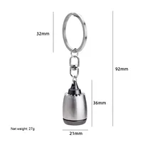 Porte-clés de moteur d'avion en métal personnalisé Porte-clés pendentif de compagnie aérienne petits cadeaux et souvenirs promotionnels