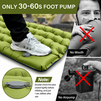 Matelas de camping individuel de grande qualité en TPU pour l'extérieur, gonflable, pour la plage et la randonnée