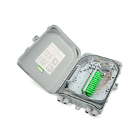 Caja de distribución Unionfiber FTTH 8 12 16 24 48 núcleos caja personalizada exterior LGX PLC cerradura de llave caja de distribución de fibra