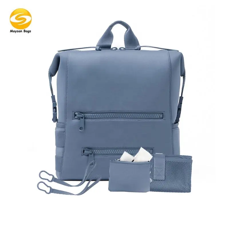 निविड़ अंधकार neoprene डायपर बैग बड़ी क्षमता डायपर बैग बच्चे बदलते बैग माँ और पिताजी के लिए
