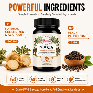 Extractos de raíz de maca premium, suplemento afrodisíaco potente, energía de alta absorción, cápsulas de maca, píldoras para agrandar el pene - Product Image 4
