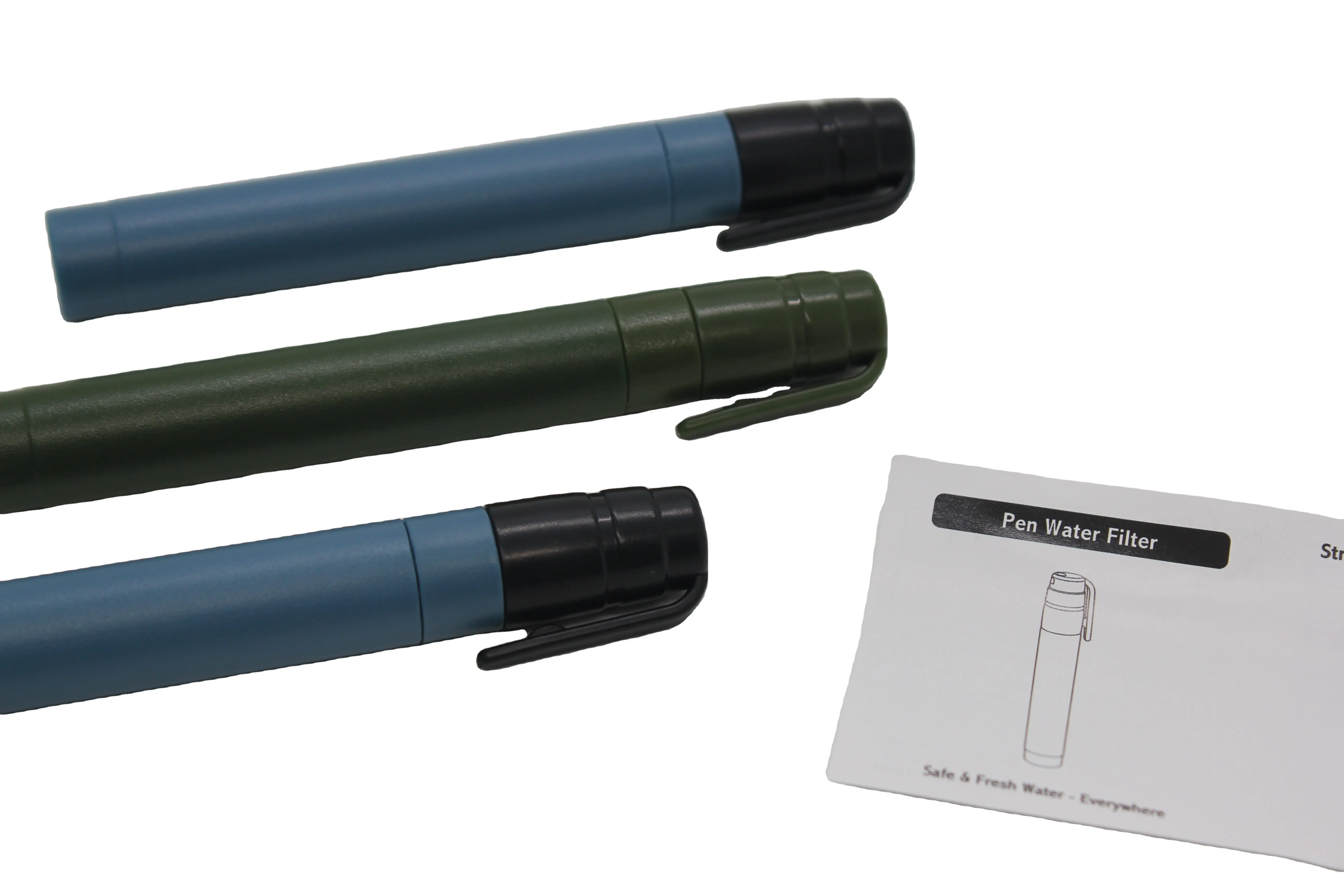 caneta de palha para filtro de água purificador de água ao ar livre