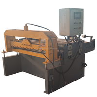La machine ondulée de pays d'Haïti a utilisé le toit galvanisé de feuille de bobine coupant à la machine de longueur