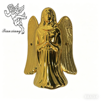 TX-001 #   Accesorios de Esquinas para Ataúdes de Plástico de Alta Calidad Estilo Americano, Decoración Dorada/Plateada, Herrajes Funerarios