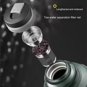 Kolları ile 1300ml taşınabilir paslanmaz çelik termal Pot seyahat su ısıtıcısı çay ayırma fincan 72 saat için sıcak tutar - Product Image 6