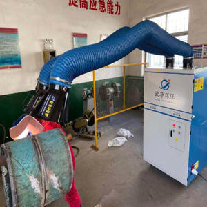 فلتر هواء ومنظف دخان فعال للحام وجمع غبار غازات المداخن بكفاءة 99.9% من الفولاذ الكربوني 2100CFM منخفض الطاقة - Product Image 2