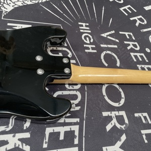 Guitarra Black <span class=keywords><strong>Deluxe</strong></span> Mark II Ventura Johney Ramne Mosrte Tun-A-Matic con sistema Stop Side/Back, madera maciza, envío rápido - Product Image 6