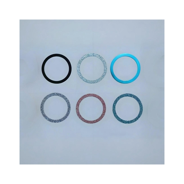 Wholesale Ultra-Thin Magsafe Magnetic Sheet for Wireless Charging Permanent Magnet Iron Sheet with Car Magnet Ring Attached Back