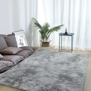 <span class=keywords><strong>Tapis</strong></span> moderne en polyester, fausse fourrure moelleuse, pelucheux, shaggy, couleur unie, lavable en machine, pour salon, chambre à coucher - Product Image 1