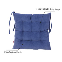 Coussin de siège carré moderne en peluche antistatique tricoté pour la maison, le bureau et la voiture, personnalisable et lavable à la main