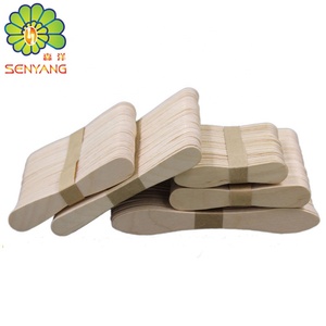 Cuillère en <span class=keywords><strong>bois</strong></span> de bâton de crème glacée bon marché de 75mm Cuillère à crème glacée jetable personnalisée en Chine - Product Image 4