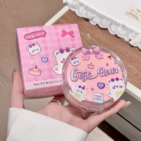 GEGE BEAR BB/CC Concealer Air Cushion Cream Ringan Transparan Melembapkan dan Jernih Secara Alami Menahan Riasan Cushion Foundation